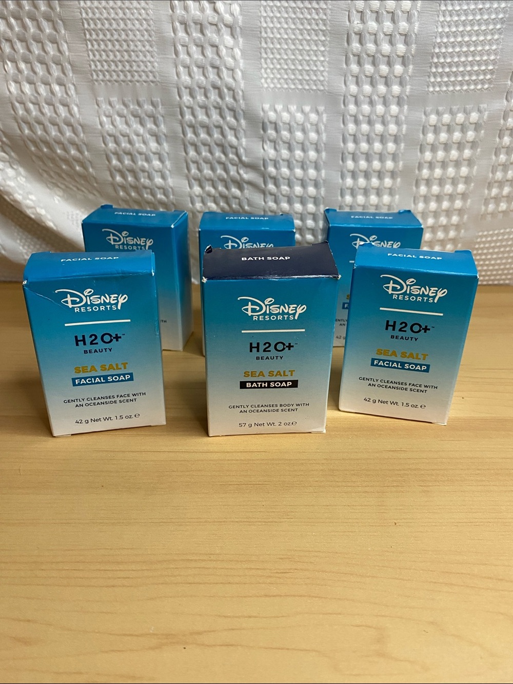 Disney Resorts H20+ Sea  facial Salt bath soap bundle of 6